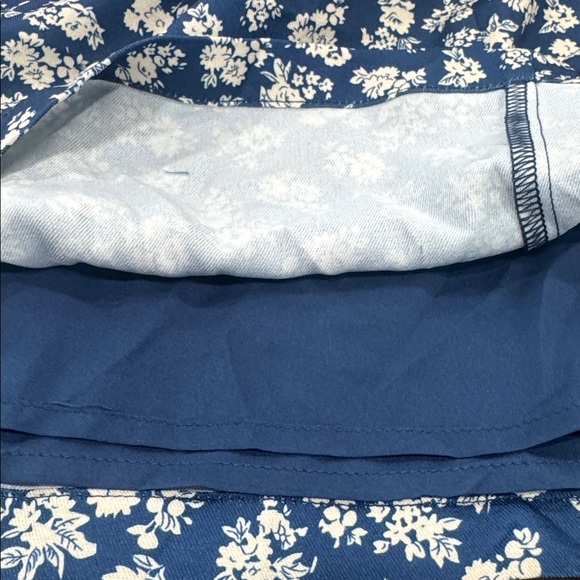 RIHOAS floral blue and white mini skirt size small - Picture 6 of 7
